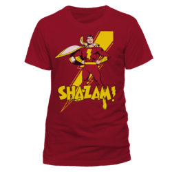 Rød Shazam! T-shirt