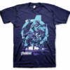 Navy Blue Avengers: Endgame Thanos Grip T-shirt