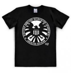 Sort S.H.I.E.L.D Logo T-shirt
