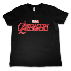 Sort The Avengers Børne T-shirt