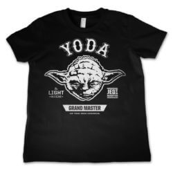 Sort Star Wars Yoda Børne T-shirt