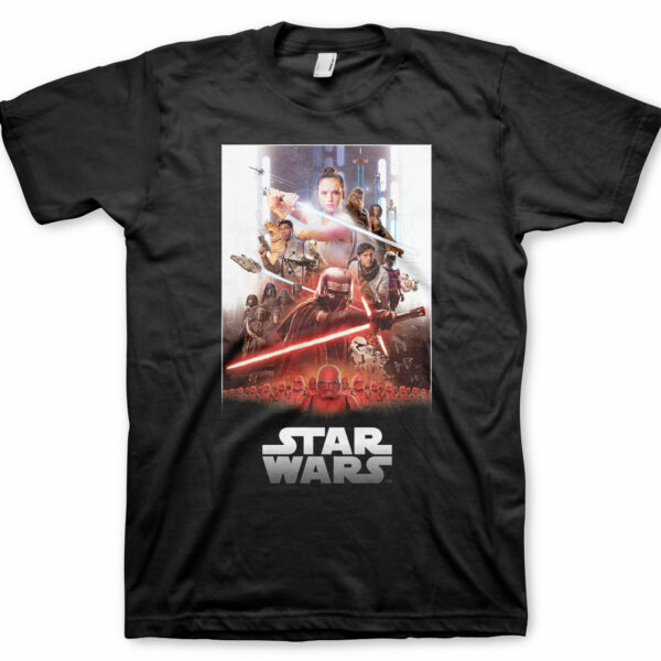 Sort Star Wars The Rise of Skywalker Poster T-shirt