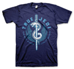 Navy Blue Star Wars True Jedi T-shirt