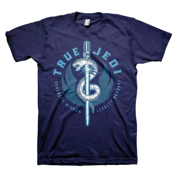Navy Blue Star Wars True Jedi T-shirt
