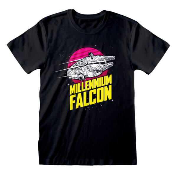 Sort Star Wars Millennium Falcon T-shirt