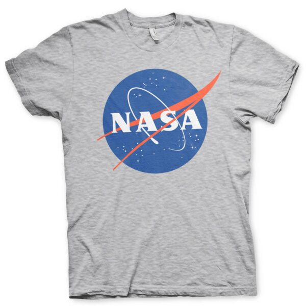 Grå NASA Logo Grå T-shirt