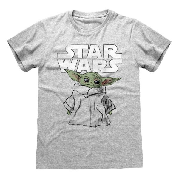 Grå Star Wars The Mandalorian Baby Yoda T-shirt