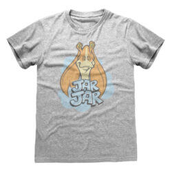 Grå Star Wars Jar Jar Binks T-shirt