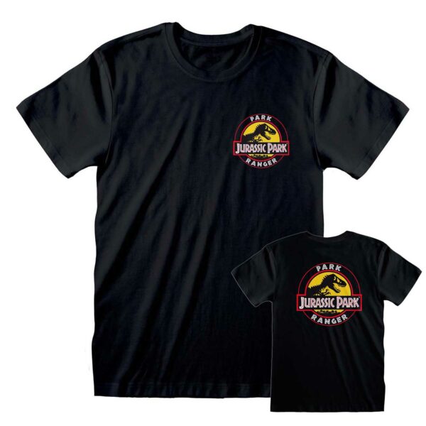 Sort Jurassic Park Park Ranger T-shirt