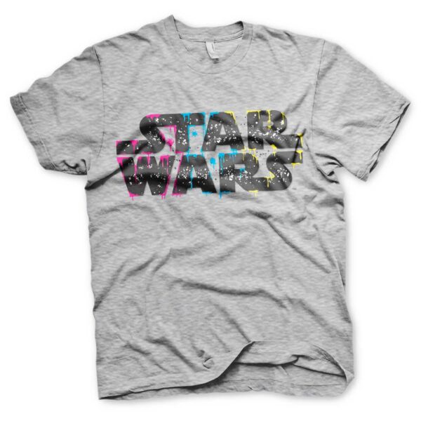 Grå Star Wars Dripping Colors T-shirt