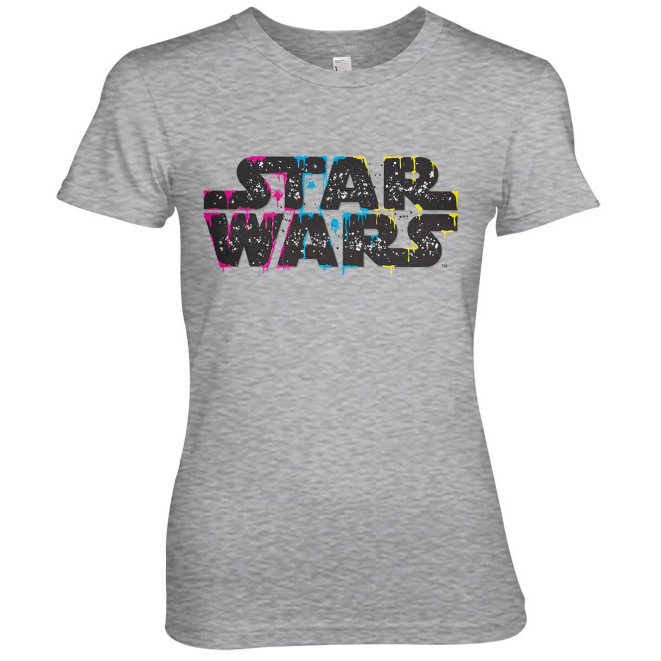 Star Wars Dripping Colors T-shirt Dame