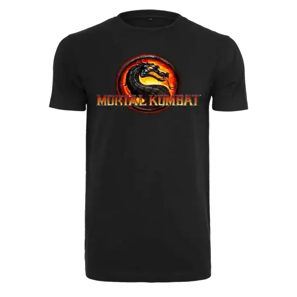 Sort Mortal Kombat Logo T-shirt