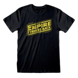 Sort Star Wars The Empire Strikes Back Logo T-shirt