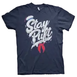 Navy Blue Ghostbusters Stay Puft T-shirt
