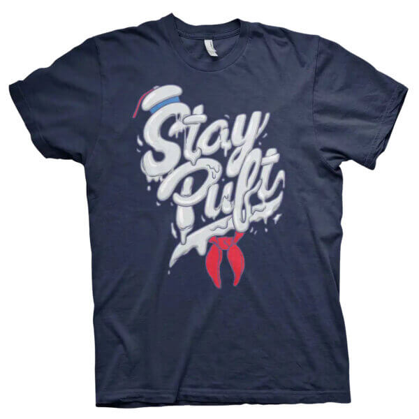 Navy Blue Ghostbusters Stay Puft T-shirt