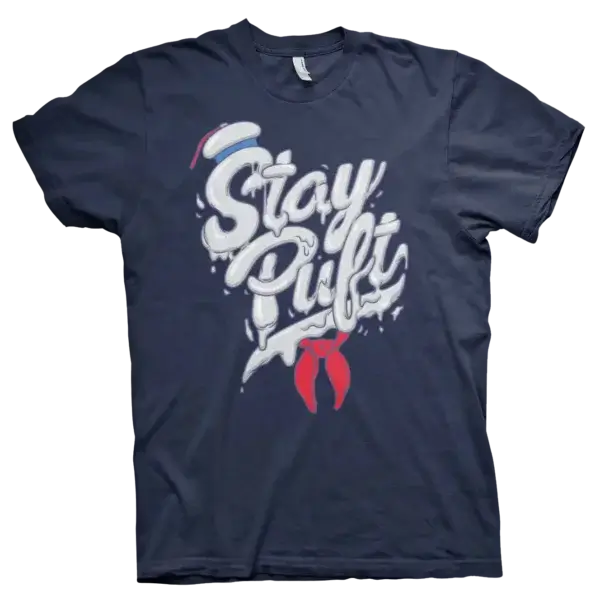 Navy Blue Ghostbusters Stay Puft T-shirt