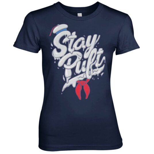 Navy blå Ghostbusters Stay Puft T-shirt til Dame