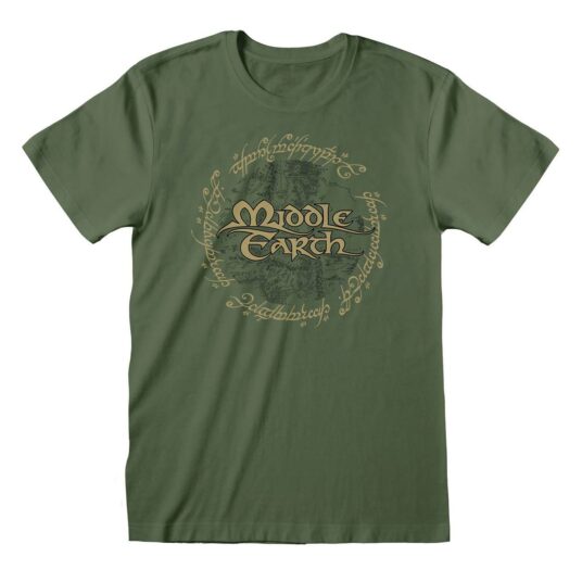 Ringenes Herre Middle Earth T-shirt