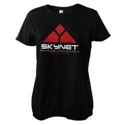Sort Terminator Skynet T-shirt Dame