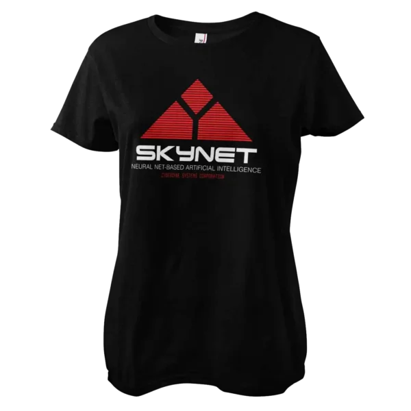 Sort Terminator Skynet T-shirt Dame