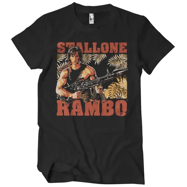 Sort Rambo T-shirt