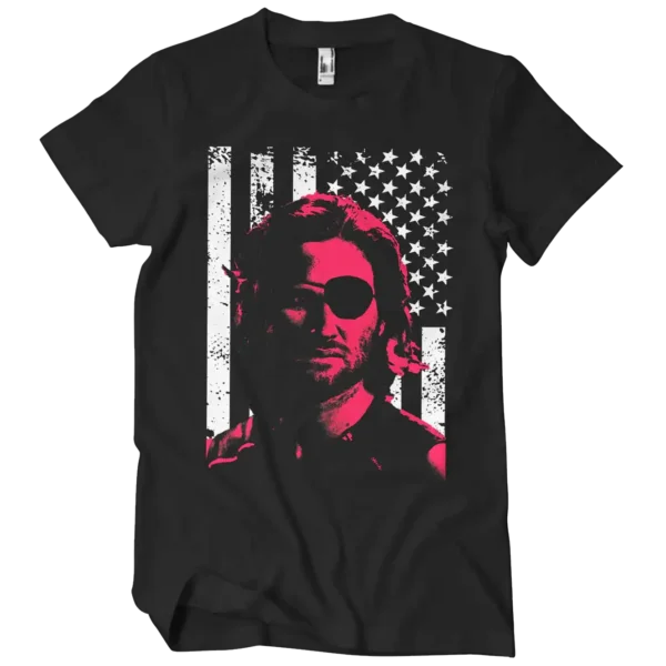 Sort Escape From New York Snake Plissken T-shirt