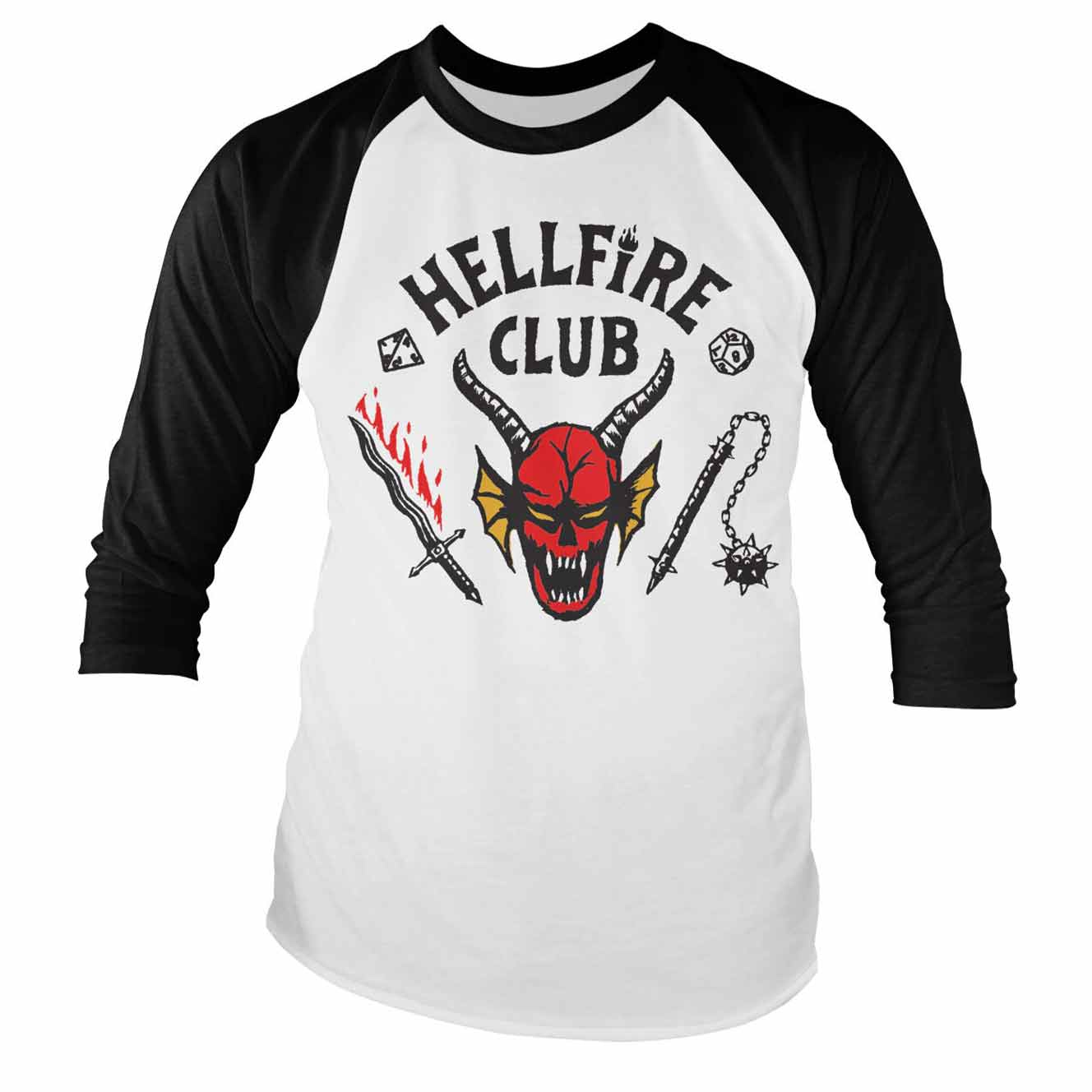 ketcher Ritual Uendelighed Køb Stranger Things Hellfire Club Baseball T-shirt | Lynhurtig levering -  MASKED™