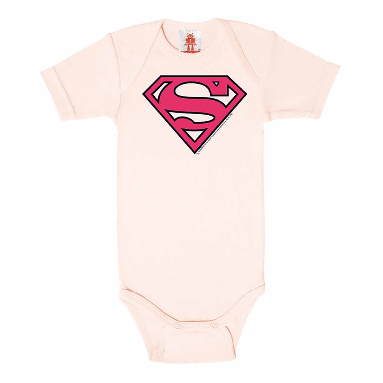 Supergirl Logo Pink Baby Body