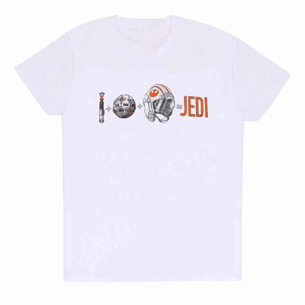 Hvid Star Wars Jedi Calculation T-shirt