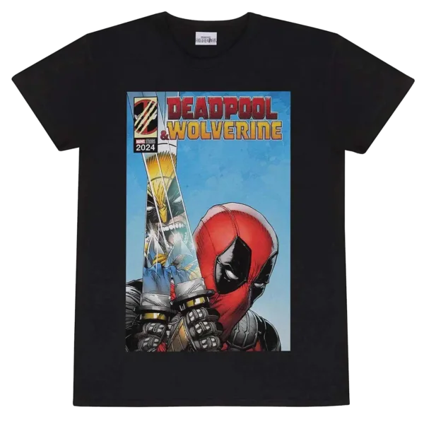 Sort Deadpool & Wolverine Deadpool Reflection T-shirt