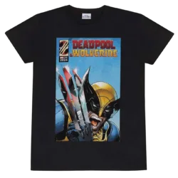 Sort Deadpool & Wolverine Wolverine Reflection T-shirt