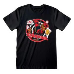 Sort Deadpool Crosshair T-shirt