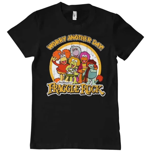 Sort Fragglerne Worry Another Day T-shirt