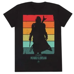Sort The Mandalorian Retro Silhouette T-shirt