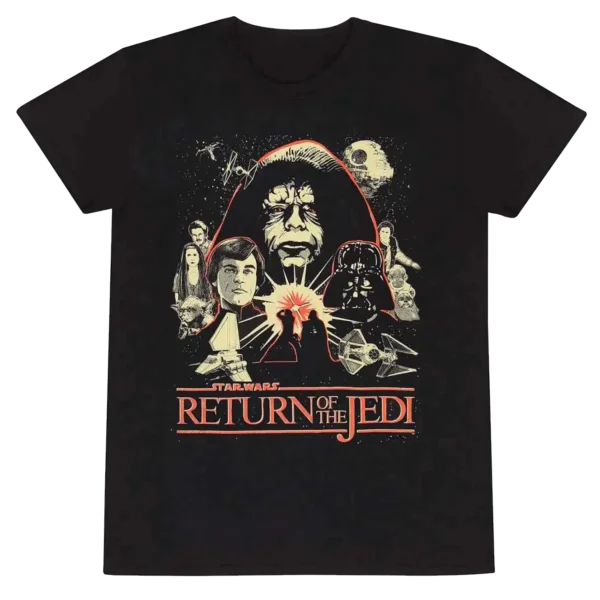 Sort Star Wars Return of the Jedi T-shirt